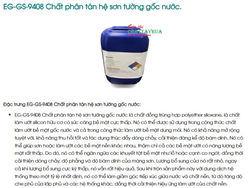 EG-GS-9408 Chất phân tán hệ sơn tường gốc nước.